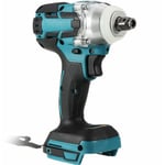 (Without Battery) Brushless Cordless Electric Impact Wrench Screwdriver 1/2" Socket Wrench Stepless Shift Switch Max Tor