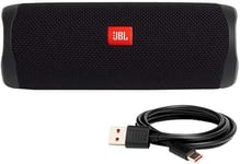 JBL Flip 5 Portable Bluetooth Speaker | IPX7 Rated Waterproof - Midnight Black -