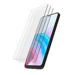 Hama Lot de 3 films de protection en verre trempé pour Samsung Galaxy A34 5G avec dureté 9H anti-rayures et anti-chocs Classe 7 Transparent