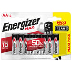 Energizer Pile alcaline AA / LR6 Max - Lot de 12