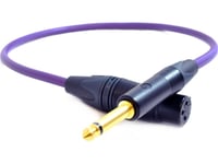 Melodika Jack 6,3Mm - Xlr-Kabel 1,5M Lilla