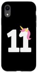 Coque pour iPhone XR Licorne pour 11e anniversaire pour enfants, filles, tout-petits, femmes, hommes