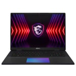 MSI Titan 18 HX A14VHG-070DE Intel® Core™ i9 i9-14900HX Laptop 45,7 cm (18") UHD+ 64 GB DDR5-SDRAM 2 TB SSD NVIDIA GeForce RTX 4080 Wi-Fi 7 (802.11be) Windows 11 Pro Sort