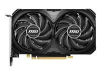 MSI GeForce RTX 4060 Ti VENTUS 2X BLACK 8G, GeForce RTX 4060 Ti, 8 GB, GDDR6, 128 bittiä, 7680 x 4320 pikseliä, PCI Express x16 4.0