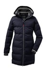 Killtec Fille Kow 196 Grls Qltd Ct Manteau parka d hiver en duvet avec capuche, dark navy, 140 EU