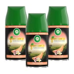 Air Wick - Lot de 3 Recharges diffuseur désodorisant FreshMatic - Huiles Essentielles Délices d'Eté Melon