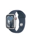 Apple Watch Series 9 GPS + Cellular, 41mm, Aluminium Case, Sport Band, Small-Medium