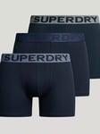 Superdry Organic Cotton Blend Boxers, Pack of 3