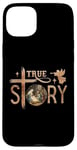 Coque pour iPhone 15 Plus True Story Crèche de Noël Jésus Chrétien Hommes Femmes Enfants