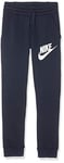 Nike Garçon B Nsw Club Flc Hbr Un pantalon, Obsidian/Obsidian/White, XS EU