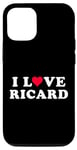 Coque pour iPhone 13 I Love Ricard Nom assorti pour petite amie et petit ami Ricard