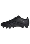 adidas Predator Club Flexible Ground Football Boots, Core Black/Carbon/Core Black, 3.5 UK