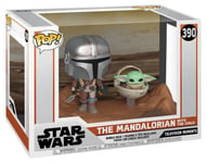 Figurine Star Wars - The Mandalorian - The Mandalorian With The Child Tv Moments - Pop 15 Cm