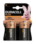 2 piles alcaline LR20 type D 1,5V - Duracell