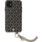 ARTEFAKT Case for iPhone 11 in St Germain Leather with shoulder strap, Black