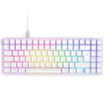 NZXT Function 2 MiniTKL | 2024 Compact Tenkeyless Optical Gaming Keyboard |Illuminated RGB | 8K Polling Rate | Linear Optical Switches | Adjustable Actuation | Hot-Swappable | White UK (QWERTY)