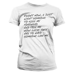 Kiss My Forehead Girly T-Shirt, T-Shirt