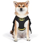 DC Comics Harnais pour Chien Batman pour Animaux de Compagnie, Taille L | Harnais Doux et Confortable Anti-Traction pour Chiens, Costume de Batman pour Chien | Harnais Mignon pour Chien, Costume