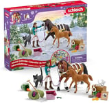 schleich 99092 Advent Calendar HORSE CLUB, from 5 years, HORSE CLUB - Playset, 36 pieces