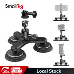 SmallRig 2-in-1 Triple Magnetic Suction Cup Mount for Gopro, Action Cameras