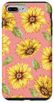Coque pour iPhone 7 Plus/8 Plus Tournesol Belle Fleur Nature Esthétique Vintage Motif
