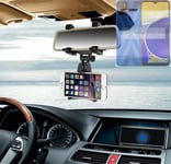 Car rear view mirror bracket for HTC Wildfire E2 Play Smartphone Holder mount