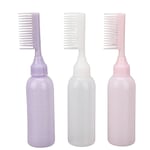 3 Pcs Root Comb Applicator Bottle Simple Operation Scale Design Hair Dye Dis FST