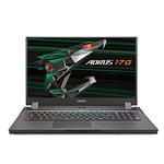 GIGABYTE Ordinateur Portable 15.6" Gaming en AZERTY Clavier Français avec RTX3070 Max-Q 8G - AORUS 17G XD-73FR345SH Noir