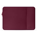 Tech-Protect MacBook / Laptop Neopren Sleeve 15-16" (36.5 x 25.5 cm) med Extra Ficka - Bourgogne