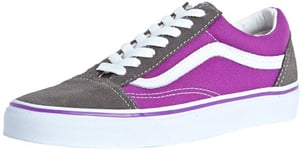 Vans U OLD SKOOL PEWTER/NEON PUR, basket mixte adulte - Violet (PURPLE) 41 EU