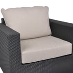 Royal WR Tristan/Isolde loungedynor beige polypropylen 65x65 cm