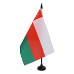 AZ FLAG Drapeau de Table Oman 21x14cm - Petit Drapeaux DE Bureau omanais 14 x 21 cm