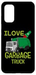 Coque pour Galaxy S20 Love Camion poubelle de recyclage pour enfants et adultes