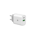 Chargeur Usb A Et Usb C Xmoove Swift Pd 30 W Blanc Et Gris