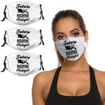 3 Pièces Masques De Plongée Marine Biologie De Plongée sous-Marine Réutilisable Lavable Réglable en Tissu Noir Cagoules Bandana Écharpe pour Femmes Hommes Adultes Enfants Mode Cou Guêtres