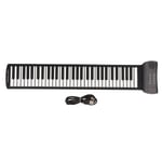 61 Keys Hand Roll Piano Kannettava 4D Stereo Surround Sound Roll Up Keyboard Piano kaikenikäisille PM61