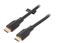 Cable HDMI 2.1 prise male des deux cotes UHD 4K 3D 1m - Noir