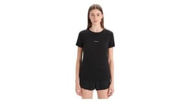 T shirt manches courtes merinos femme icebreaker zoneknit noir