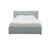 Lit coffre 140x190 cm JAPP 3 tissu flash gris