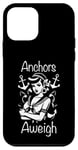 iPhone 12 mini Navy Sailor Vintage WW2 Pin Up Girl Anchors Aweigh Case