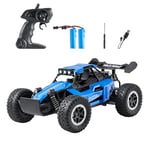 Great-JUNAMT Voiture télécommandée RC Voitures 1:16 Tout-Terrain Monster Truck Phares à LED, Jouet de Voiture RC 20 km/h Cadeau pour Enfants Garçons 3 4 5-12