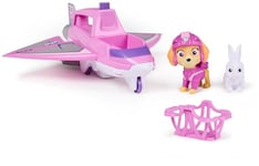 Paw Patrol - Pat Patrouille - Véhicule Figurine Stella Air Rescue - Voiture Figurine Pat Patrouille À Collectionner - 2 Accessoires - Pat Patrouille Jouet - Voiture Enfant - Jouet Enfant 3 Ans et +