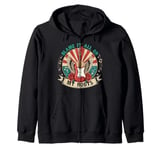 Blame It All On My Roots Fun Country Music Zip Hoodie