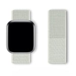 Sport Loop armband till Apple Watch 38/40/41 mm i ventilerande nylon - Vit