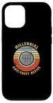 Coque pour iPhone 12/12 Pro Tee-shirt de boîte de vitesses manuelle Millennial avec dispositif antivol