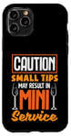 Coque pour iPhone 11 Pro Mini service amusant pour barman