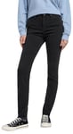 Lee Women's SCARLETT HIGH Jeans, Washed Black, 26W / 31L