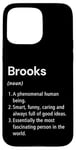 Coque pour iPhone 15 Pro Max Brooks Définition du nom Dictionnaire amusant