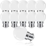 Ampoule LED À Baïonnette B22 3W,Ampoule Mini Globe Golfball B22 G45,Blanc Chaud