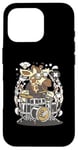 Coque pour iPhone 16 Pro batteur de girafe drôle